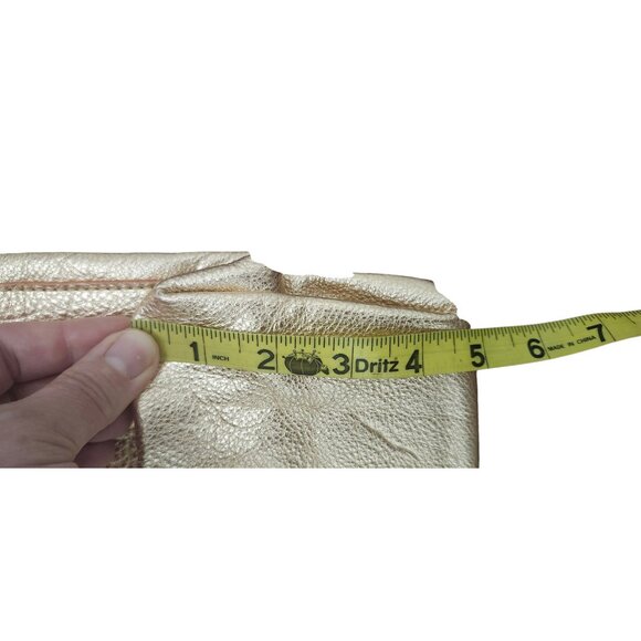 Velvet by Graham & Spencer Classic Gold pink Shoulder Bag - Picture 11 of 15